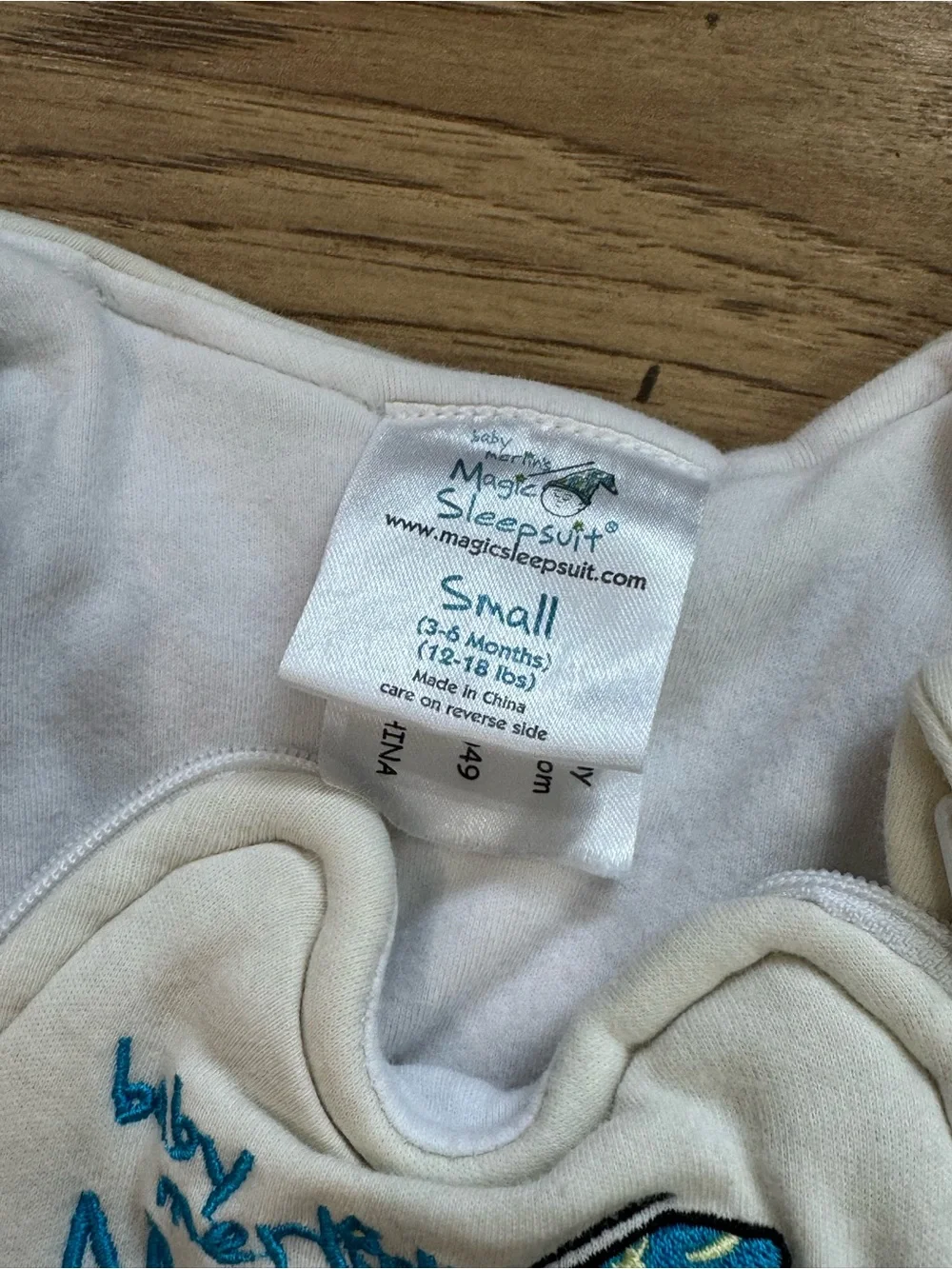 Magic Sleepsuit Cream Infant Sleep Sack with Dual Zips